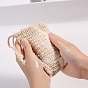 Cotton and Linen Foaming Nets, Soap Saver Mesh Bag, Double Layer Bubble Foam Nets, for Body Facial Cleaning