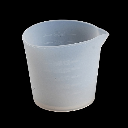 Tasses à mesurer de mélange de résine époxy de silicone, pour la résine UV, fabrication de bijoux en résine époxy, colonne