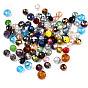 Glass Beads Strands, Mixed Style, Faceted, Abacus & Round
