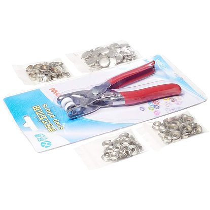 Press Button Snap Fastener Pliers and 201 Metal Snap Buttons