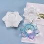 Moules en silicone de boîte de rangement de fleurs bricolage, moules de résine, pour la résine UV, fabrication de bijoux en résine époxy