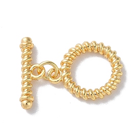 Brass Toggle Clasps, Ring & Bar