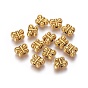 Perles en alliage de style tibétain, sans cadmium et sans plomb, papillon, 10.5x8x4.5mm, Trou: 1mm