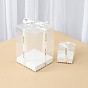 Boîte d'emballage en plastique transparent, pour emballage de bougies, coffret cadeau