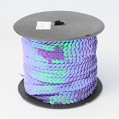 Rollos de cadena de lentejuelas / paillette de plástico, color de ab