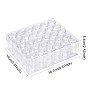 Rectangle Plastic Bead Storage Containers, 14x16.7x5.4cm, about 30pcs/box