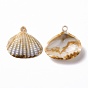 Acrylic Pendants, Imitation Gemstone Style, Shell