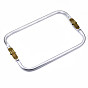 Aluminum Purse Frame Handle for Bag Sewing Craft Tailor Sewer