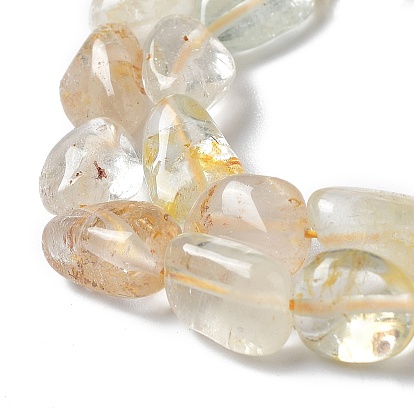 Natural Topaz Beads Strands, Nuggets