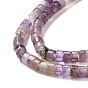 Natural Amethyst Beads Strands, Heishi Beads, Flat Round/Disc