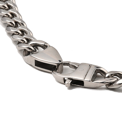 304 Stainless Steel Cuban Link Chain Necklaces