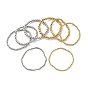 316 bracelets extensibles à perles rondes en acier inoxydable chirurgical