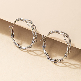Geometric Hoop Earrings for Women, Fashionable and Bold Circle Ear Jewelry