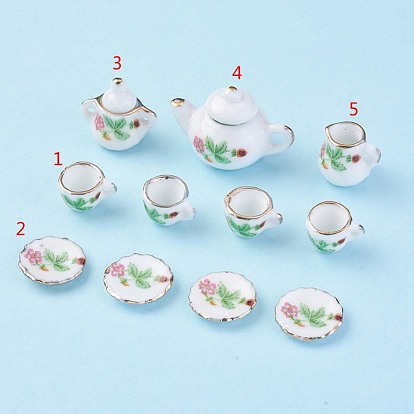Décorations pour la maison, à thé en porcelaine décorations