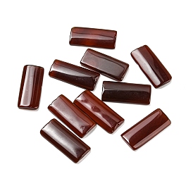 Natural Carnelian Cabochons, Dyed & Heated, Rectangle