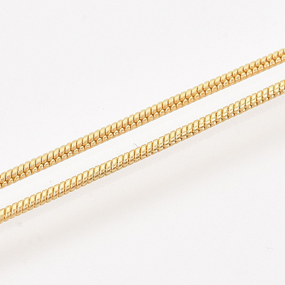 Laiton chaîne serpent création de collier, avec fermoir pince de homard