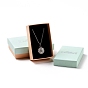 Jewellery Especially For You Cardboard Necklace Boxes,  with Black Sponge, for Jewelry Gift Packaging, Rectangle