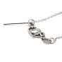 304 collier chaîne câble en acier inoxydable pour femme, pour la fabrication de colliers de perles