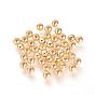 Brass Spacer Beads, Nickel Free, Round