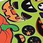 Halloween Pumpkin Decorating Stickers, Funny Grimace Decals with Assorted Fun Design, for Halloween Party Favors