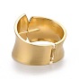 Alloy Chunky Twist Wide Cuff Bangle, Hinged Open Bangle for Women
