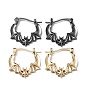 Alloy Bat Hoop Earrings for Women