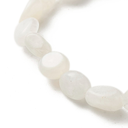 Bracelet extensible en perles de pierre mélangées naturelles pour enfants