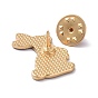 Rabbit Enamel Pin, Cute Animal Alloy Enamel Brooch for Backpacks Clothes, Light Gold