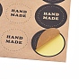 DIY Sealing Stickers, Label Paster Picture Stickers, for Gift Packaging, Flat Round with Word Hand Made
