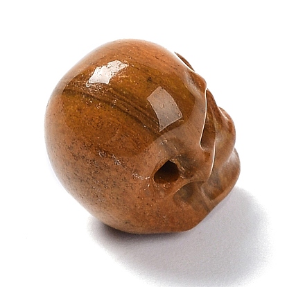 Cuentas de mookaita natural, halloween cráneo