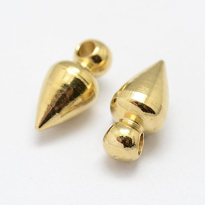 Brass Charms, Cone/Spike, Nickel Free