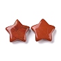 Natural Red Jasper Beads, No Hole, Star