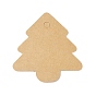 100 шт. пустые подарочные бирки из крафт-бумаги, рождественская елка