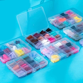 10 стильные цветные пластиковые накладные ногти, пресс с полным покрытием на накладных ногтях, нейл-арт съемный маникюр, аксессуары для украшения ногтей для практики маникюра