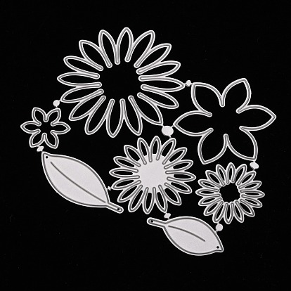 Flower Carbon Steel Cutting Dies Stencils, for DIY Scrapbooking/Photo Album, Decorative Embossing DIY Paper Card