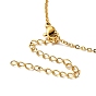 Collar con colgante de constelación de circonitas cúbicas de colores, oro 304 joyas de acero inoxidable para mujer.