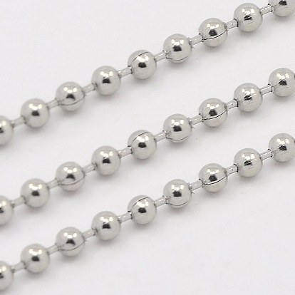 304 Stainless Steel Ball Chains, Decorative Chain