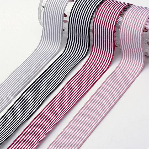 Grosgrain cinta de poliéster de rayas, 1-1/2 pulgada (38 mm), sobre 100yards / rodillo (91.44 m / rollo)