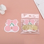 Paper Hair Clip Display Cards, Cherry