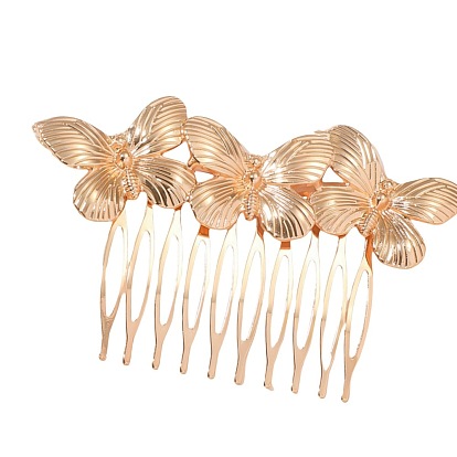 Alloy Combs, Hair Accessories for Women Girls, Butterfly