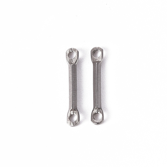 201 Stainless Steel Links Connectors, Laser Cut, Bar