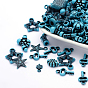Assorted Antique Style Acrylic Beads, For Jewelry Making, Mixed Shapes, 8~25x7~15x4~15mm, Hole: 1~3mm