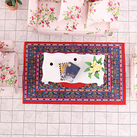 Cloth Miniature Ornaments, Micro Landscape Home Dollhouse Accessories, Pretending Prop Decorations, Carpet