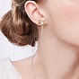 Ornaland Bow Earrings for Women, Pearl Rhinestone Bow Earrings Dangle Stud Earrings Bowknot Tassel Earrings Girl Jewelry Gifts