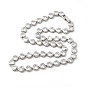 Ожерелье с цепочкой из прозрачного кубического циркония в форме сердца, стеллаж для латунных украшений для женщин, без кадмия и без свинца