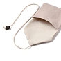 Burlap Packing Pouches Bags, for Jewelry Packaging, Square
