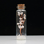 Стеклянные бутылки желая украшения, с деревом из крошки драгоценных камней внутри и пробковой пробкой