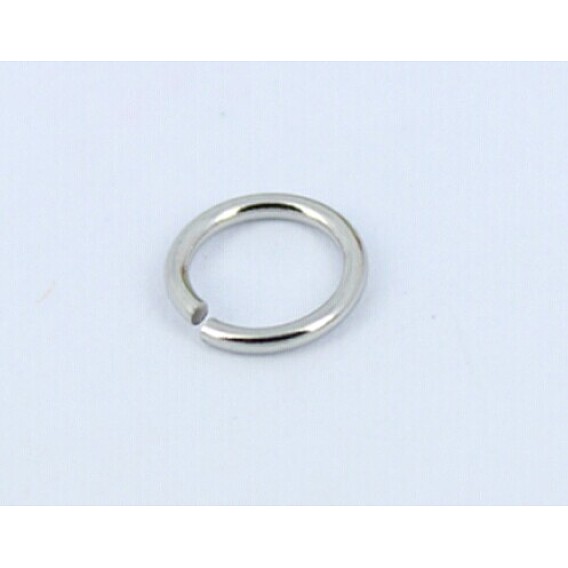 304 Stainless Steel Jump Rings Jewelry Findings, Closed but unsolder, 10x1mm, about 1500pcs/bag