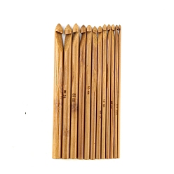 Karbonisierte Stricknadeln aus Bambus, Häkelnadel, zum Flechten von Häkelnähwerkzeugen