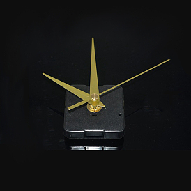 Mécanisme de mouvement d'horloge à arbre long en plastique, avec pointeur en aluminium